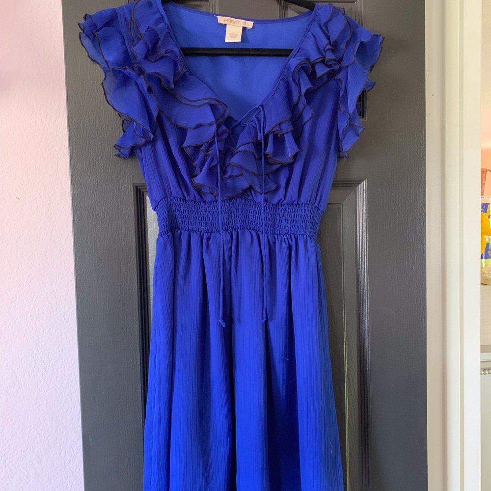 Arden B royal blue dress.